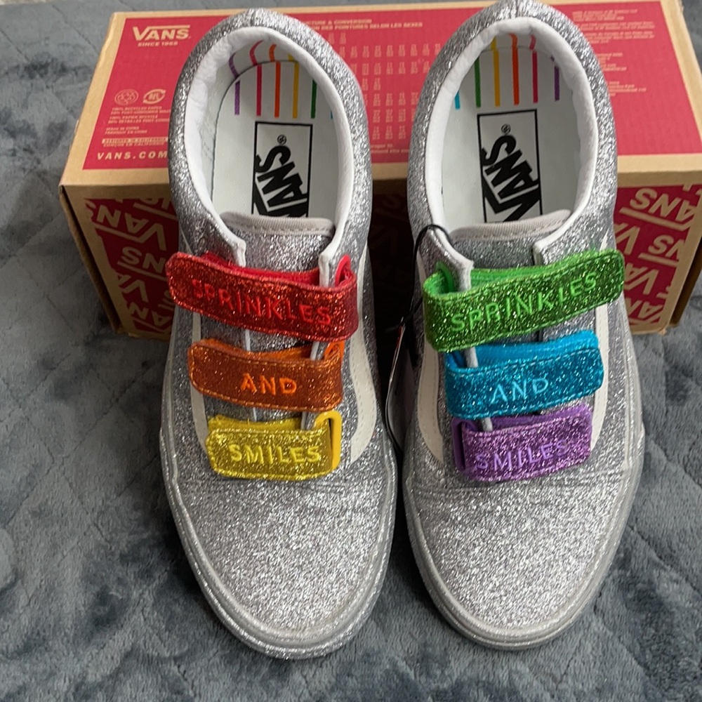 Vans Old Skool B flour shop silver 🌈 limited edition - Picture 11 of 14